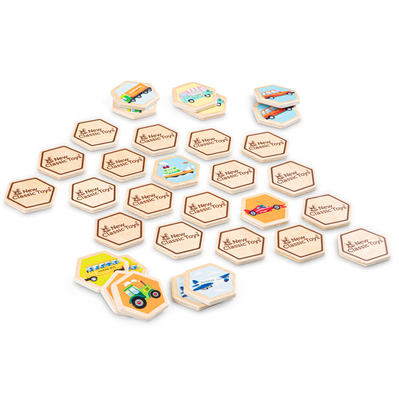 New Classic Toys Memory - voertuigen