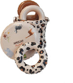 Swim Essentials Speelzwembad met Glijbaan Beige Panterprint