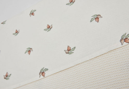 Jollein Laken Wieg 75x100 cm Rosehip