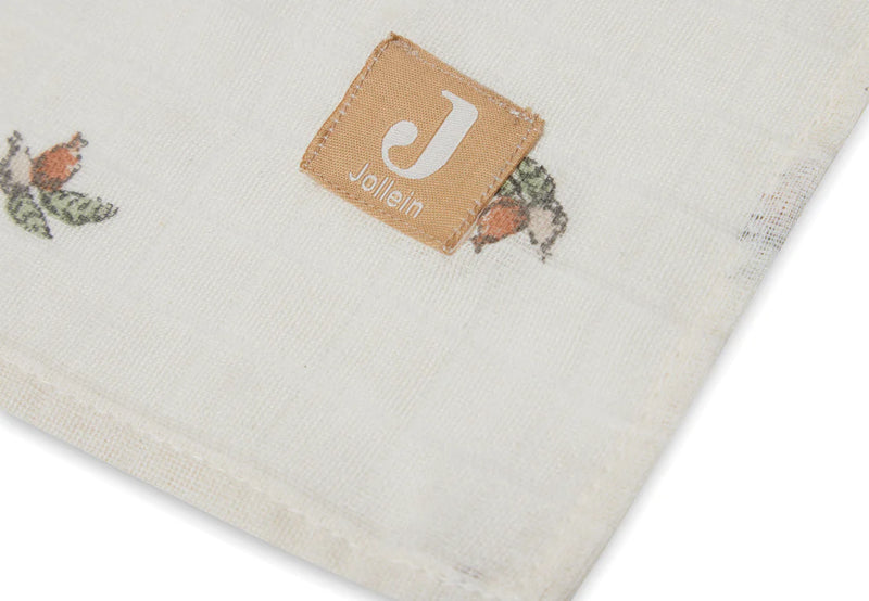 Jollein Hydrofiele Doek Large 115x115 cm Rosehip (2-pack)
