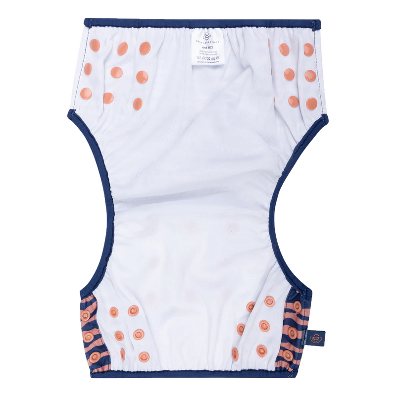 Swim Essentials Wasbare Zwemluier Blauw Oranje Zebra