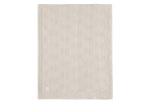 Jollein Ledikant Deken 100x150 cm Shell Knit Nougat GOTS