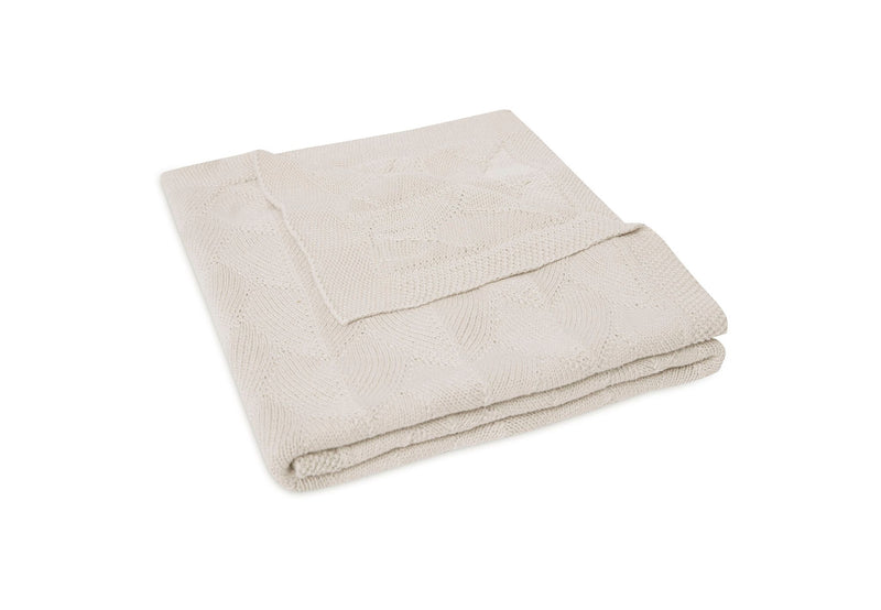 Jollein Ledikant Deken 100x150 cm Shell Knit Nougat GOTS