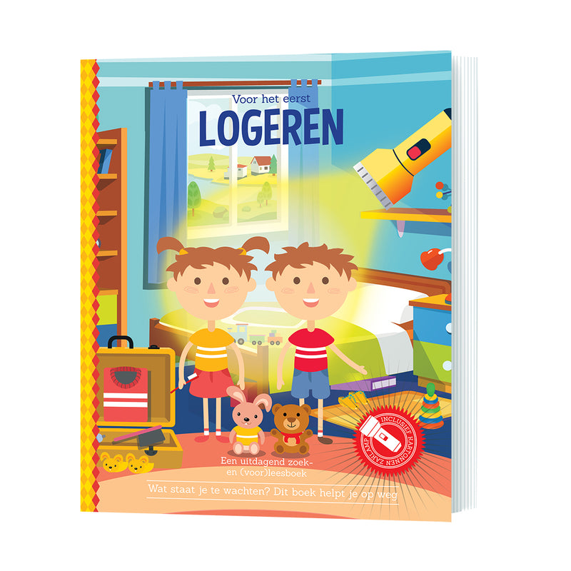 zaklampboek voor het eerst logeren lezen kinderboek