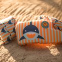 Swim Essentials Puddle Jumper Blauw Geel Haaien 2-6 Jaar