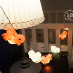 Canar Lichtslinger met 10 silicone Eendjes Wit met Roze