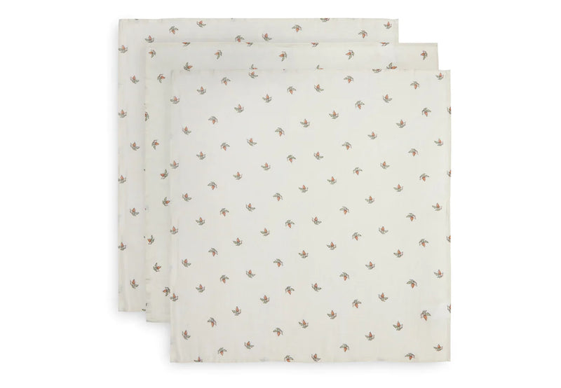 Jollein Hydrofiele Doek Small 70x70 cm Rosehip (3-pack)