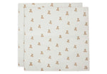 Jollein Hydrofiele Doek Large 115x115 cm Teddy Bear (2 pack)