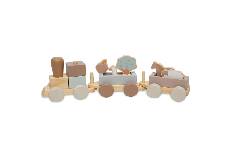 Jollein Houten Speelgoedtrein 45x12 cm Farm
