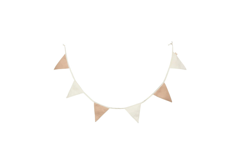 Jollein Vlaggenlijn 200x17cm Party Collection Biscuit / Ivory