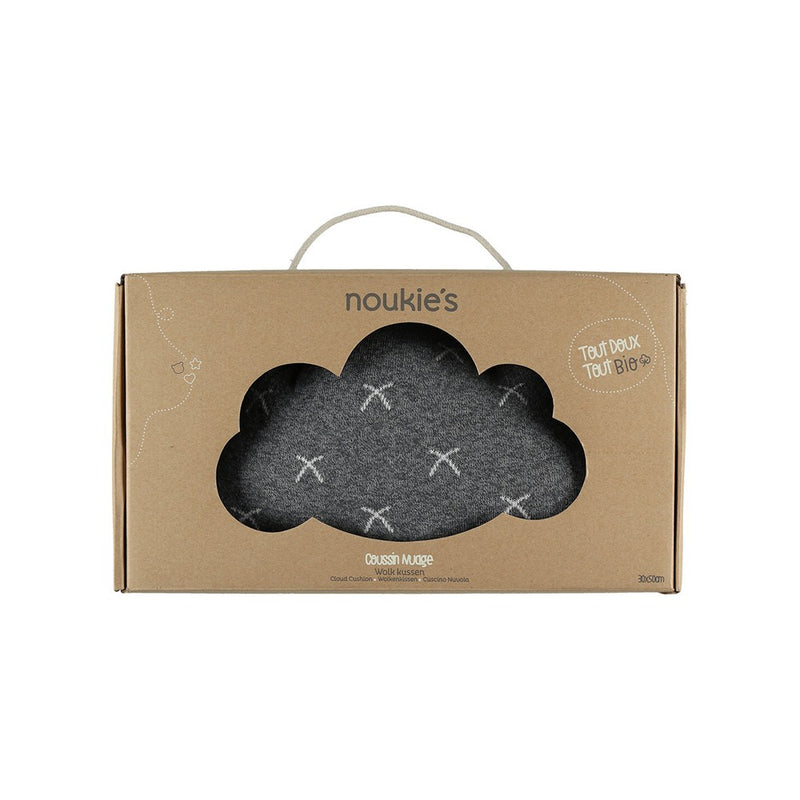 Noukies Decoratief Wolk Kussen Grijs kinderkamer babykamer decoratie